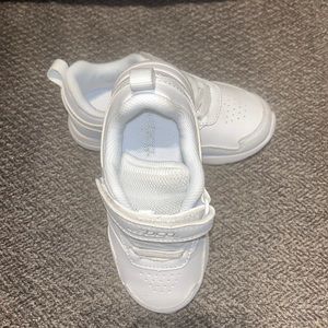 BCG White Toddler Cheer shoes.